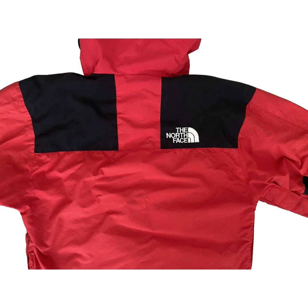 The North Face Red and Black Hooded Gore-Tex Jacket